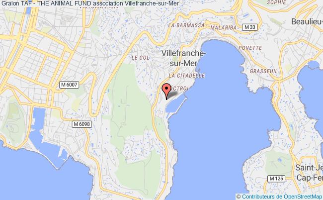 plan association Taf - The Animal Fund Villefranche-sur-Mer