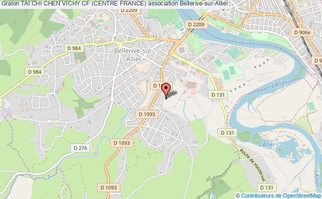 plan association Tai Chi Chen Vichy Cf (centre France) Bellerive-sur-Allier