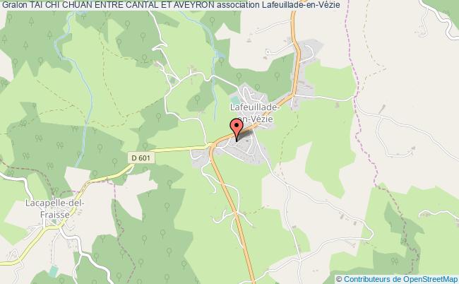 plan association Tai Chi Chuan Entre Cantal Et Aveyron Lafeuillade-en-Vézie