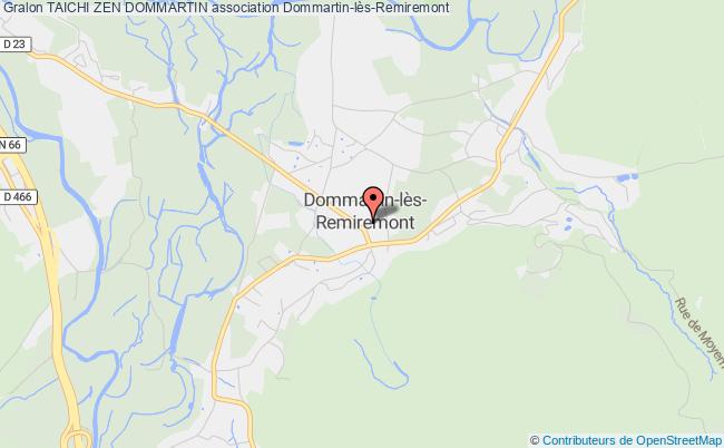 plan association Taichi Zen Dommartin Dommartin-lès-Remiremont