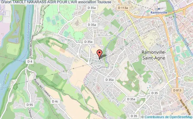 plan association Takolt Nakarass Agir Pour L'air Toulouse