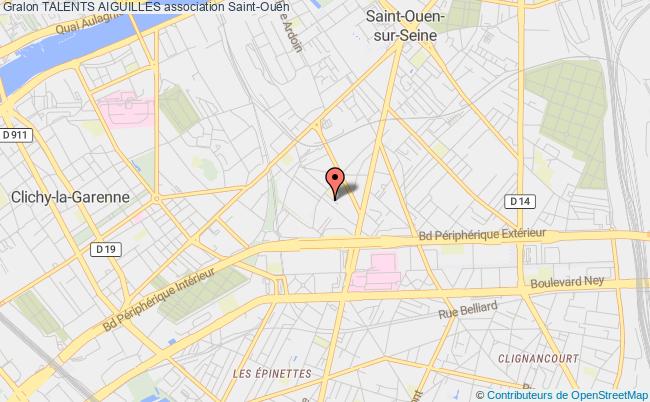 plan association Talents Aiguilles Saint-Ouen-sur-Seine