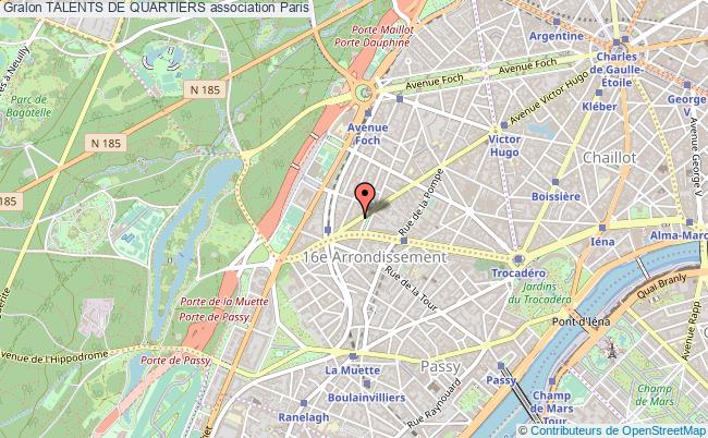 plan association Talents De Quartiers Paris