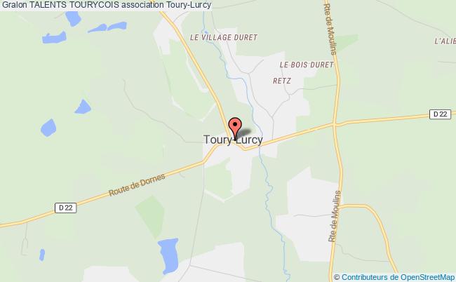 plan association Talents Tourycois Toury-Lurcy