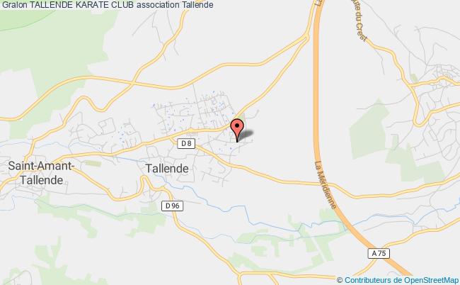 plan association Tallende Karate Club Tallende