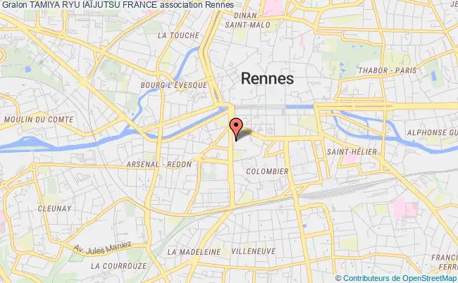plan association Tamiya Ryu IaÏjutsu France Rennes