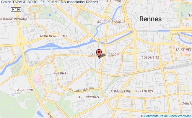 plan association Tapage Sous Les Pommiers Rennes