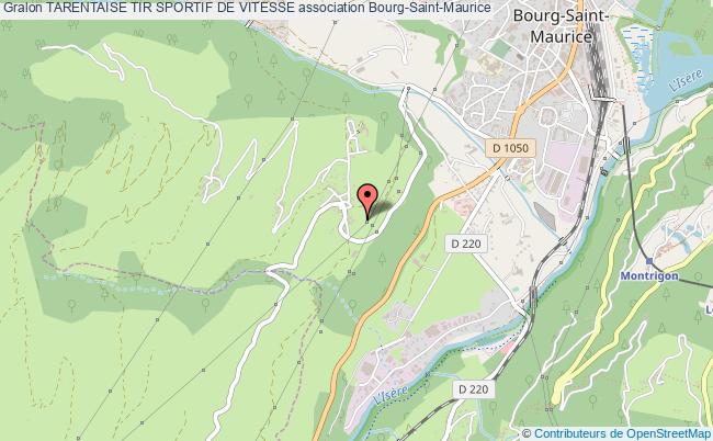 plan association Tarentaise Tir Sportif De Vitesse Bourg-Saint-Maurice