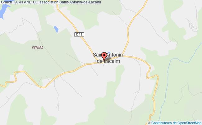 plan association Tarn And Co Saint-Antonin-de-Lacalm