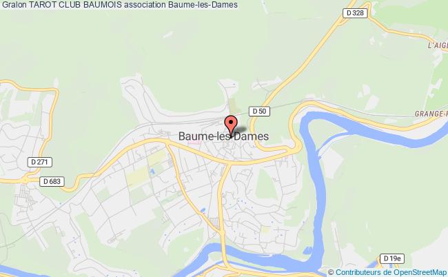 plan association Tarot Club Baumois Baume-les-Dames