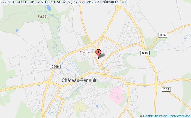 plan association Tarot Club Castelrenaudais (tcc) Château-Renault