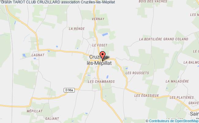 plan association Tarot Club Cruzillard Cruzilles-lès-Mépillat