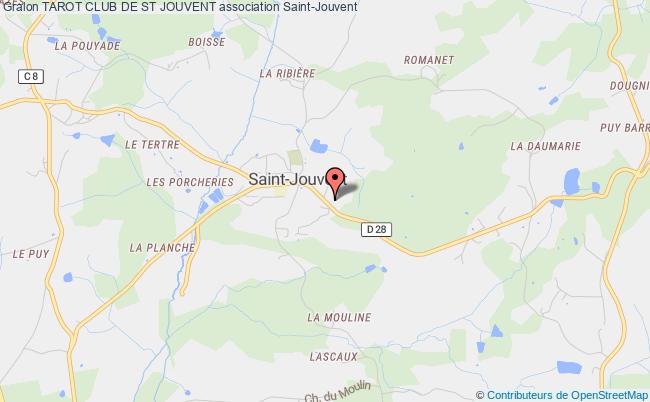 plan association Tarot Club De St Jouvent Saint-Jouvent