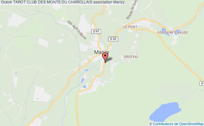 plan association Tarot Club Des Monts Du Charollais Le Rousset-Marizy