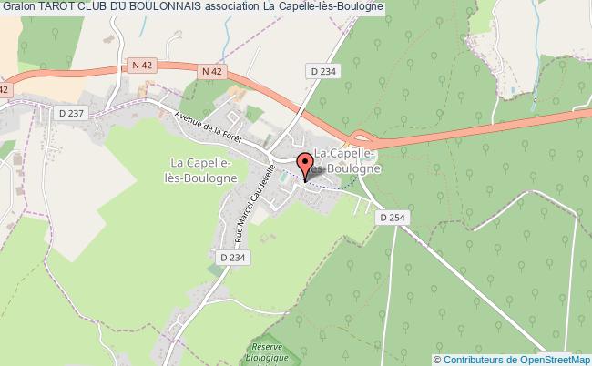 plan association Tarot Club Du Boulonnais La    Capelle-lès-Boulogne