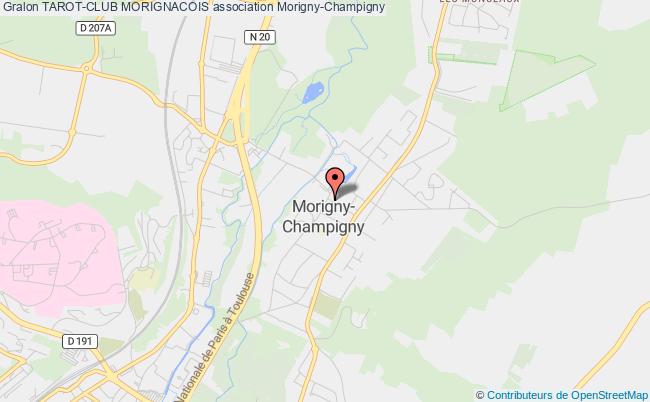 plan association Tarot-club Morignacois Morigny-Champigny