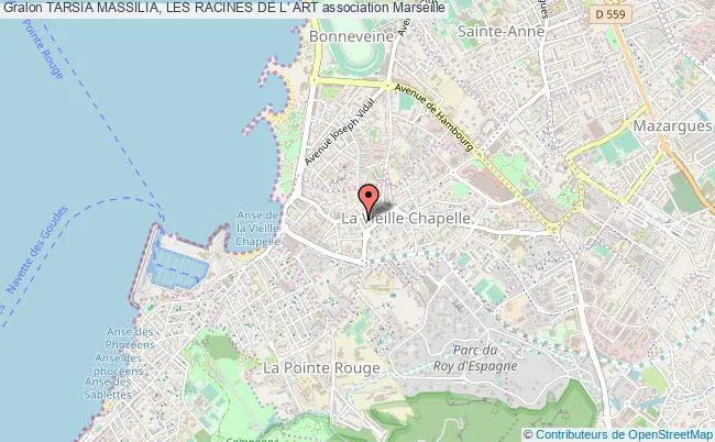 plan association Tarsia Massilia, Les Racines De L' Art Marseille
