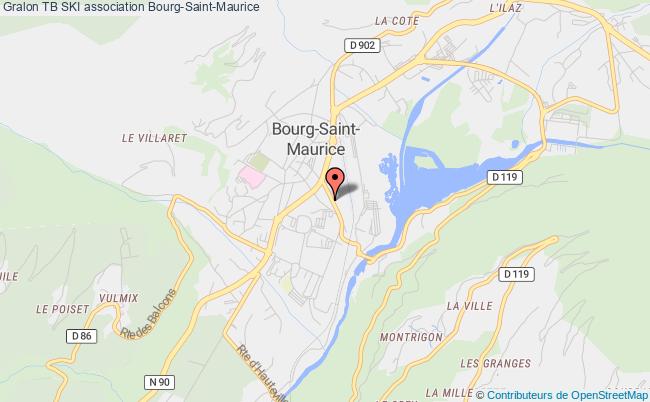 plan association Tb Ski Bourg-Saint-Maurice