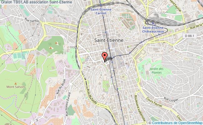 plan association Tbs'lab Saint-Étienne