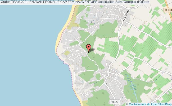 plan association Team 202 - En Avant Pour Le Cap Femina Aventure Saint-Georges-d'Oléron