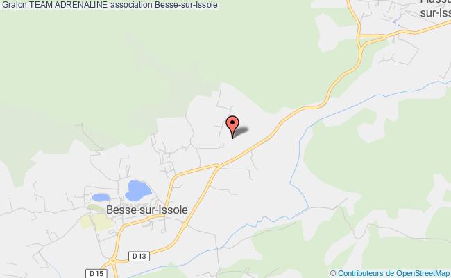 plan association Team Adrenaline Besse-sur-Issole