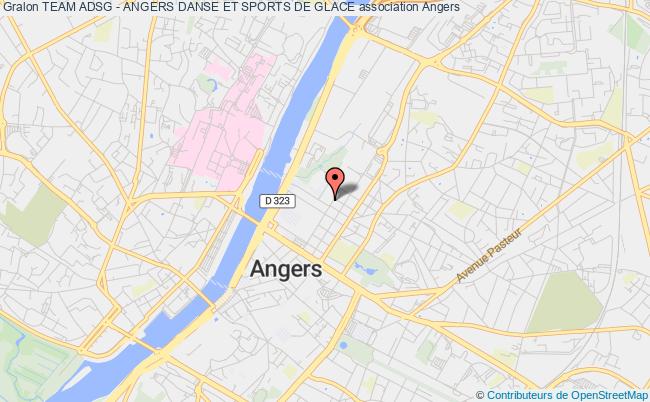 plan association Team Adsg - Angers Danse Et Sports De Glace Angers