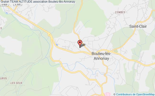 plan association Team Altitude Boulieu-lès-Annonay