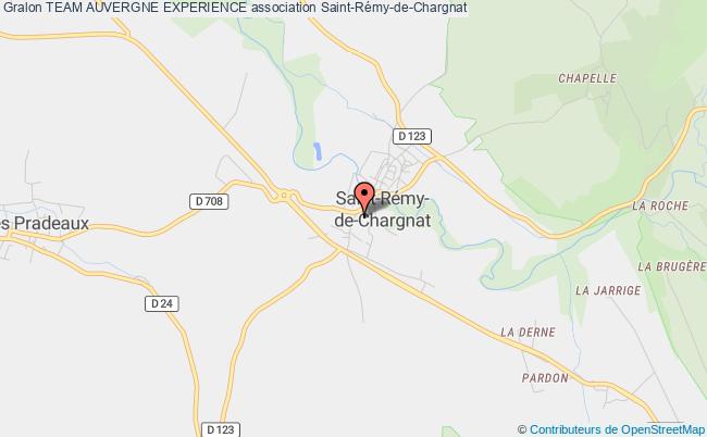 plan association Team Auvergne Experience Saint-Rémy-de-Chargnat