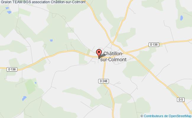 plan association Team Bgs Châtillon-sur-Colmont