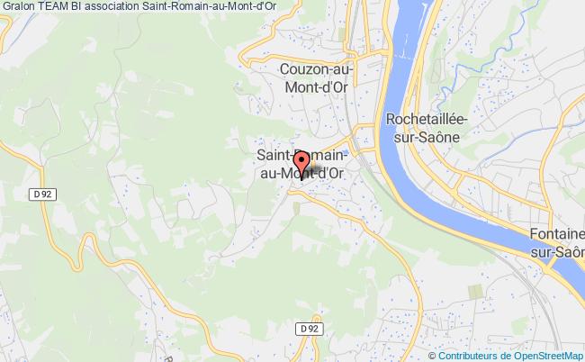 plan association Team Bi Saint-Romain-au-Mont-d'Or