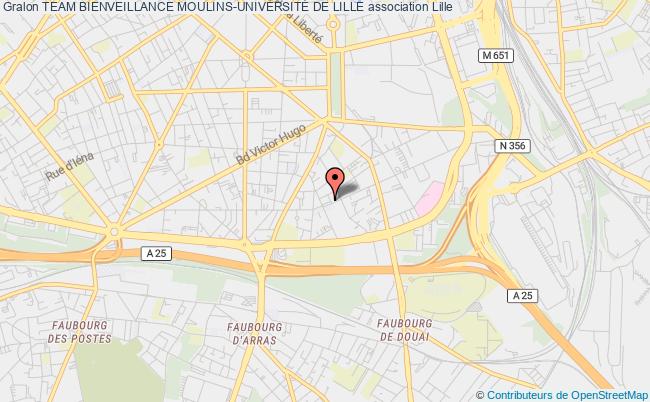 plan association Team Bienveillance Moulins-universitÉ De Lille Lille