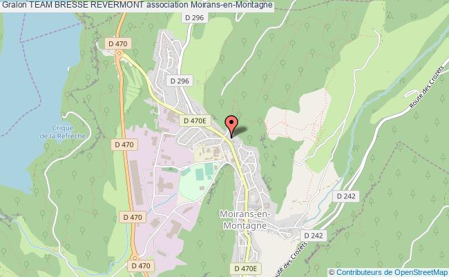 plan association Team Bresse Revermont Moirans-en-Montagne
