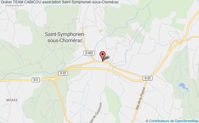 plan association Team Cabicou Saint-Symphorien-sous-Chomérac