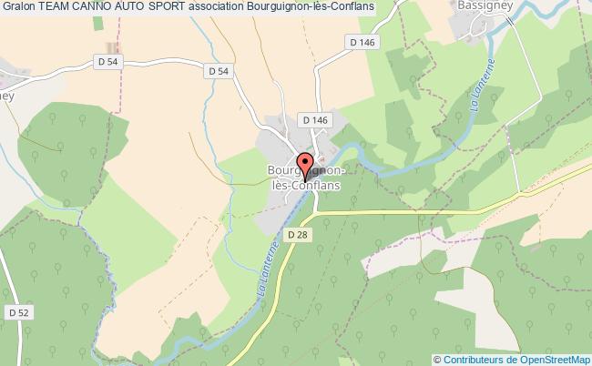 plan association Team Canno Auto Sport Bourguignon-lès-Conflans