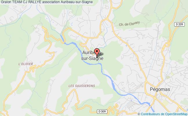 plan association Team Cj Rallye Auribeau-sur-Siagne