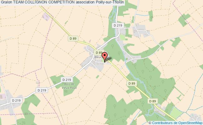 plan association Team Collignon Competition Poilly-sur-Tholon