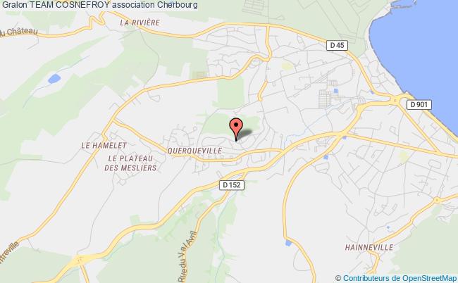plan association Team Cosnefroy Cherbourg-en-Cotentin