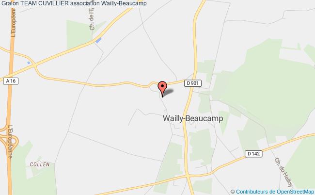 plan association Team Cuvillier Wailly-Beaucamp