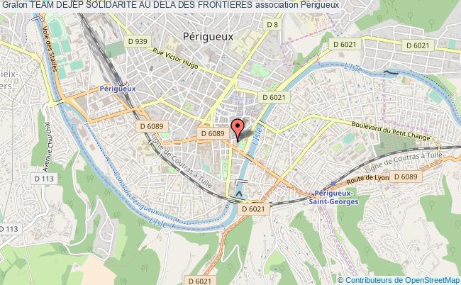 plan association Team Dejep Solidarite Au Dela Des Frontieres Périgueux