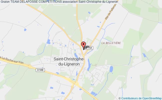 plan association Team Delafosse Competitions Saint-Christophe-du-Ligneron