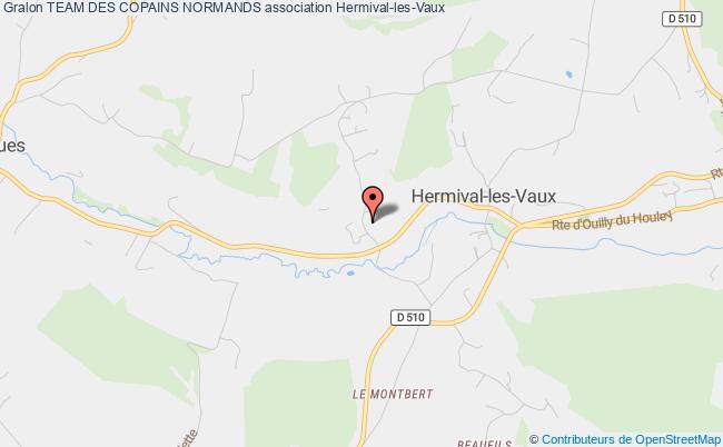 plan association Team Des Copains Normands Hermival-les-Vaux
