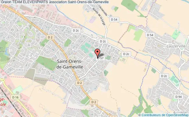 plan association Team Elevenparts Saint-Orens-de-Gameville
