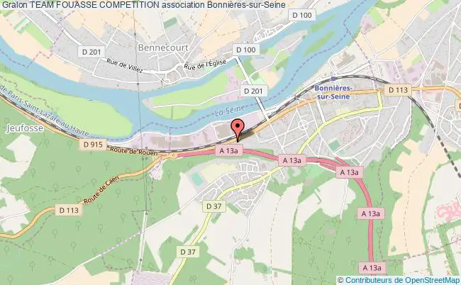 plan association Team Fouasse Competition Bonnières-sur-Seine