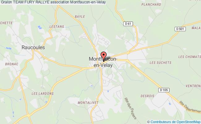 plan association Team Fury Rallye Montfaucon-en-Velay