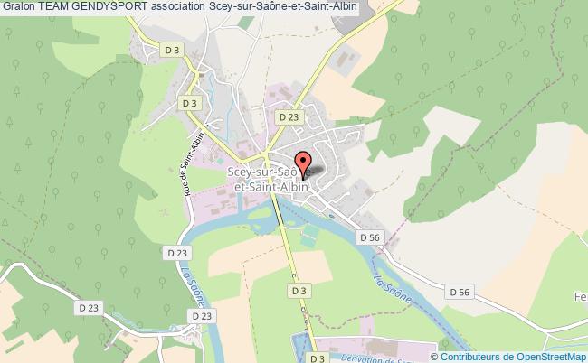 plan association Team Gendysport Scey-sur-Saône-et-Saint-Albin