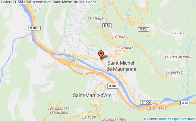 plan association Team Gmp Saint-Michel-de-Maurienne