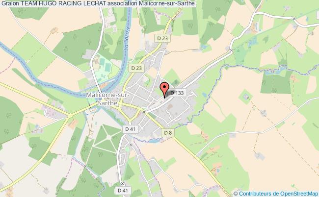 plan association Team Hugo Racing Lechat Malicorne-sur-Sarthe