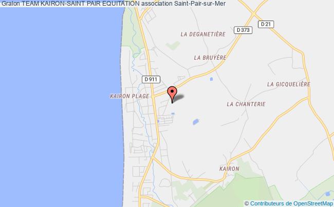 plan association Team Kairon-saint Pair Equitation Saint-Pair-sur-Mer
