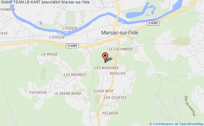 plan association Team Lb Kart Marsac-sur-l'Isle