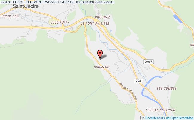 plan association Team Lefebvre Passion Chasse Saint-Jeoire